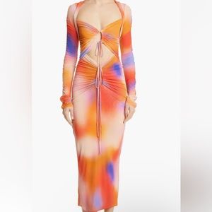 LAPOINTE aura cut out dress XS